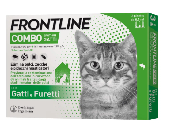 FRONTLINE COMBO*3PIP GATTI/FUR - Luckyfarma.it