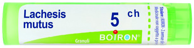 LACHESIS MUTUS 5 CH GRANULI - Luckyfarma.it