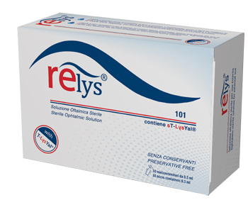 RELYS MONODOSE SOLUZIONE OFTALMICA 30 MINICONTENITORI DA 0,5 ML SENZA CONSERVANTI - Luckyfarma.it
