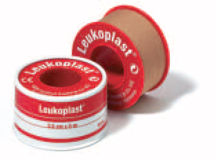 CEROTTO CHIRURGICO PER FISSAGGIO MEDICAZIONI IN ROCCHETTO LEUKOPLAST SUPPORTO VISCOSA COLOR PELLE MASSA ADESIVA CAUCCIU' OSSIDO DI ZINCO 2,5X500CM - Luckyfarma.it