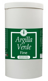 ARGILLA VERDE FINE 1 KG - Luckyfarma.it
