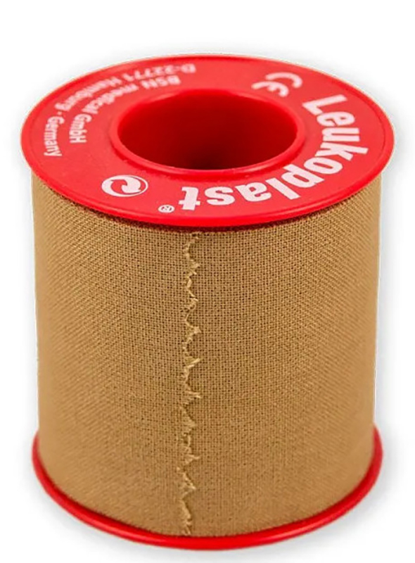 CEROTTO CHIRURGICO PER FISSAGGIO MEDICAZIONI IN ROCCHETTO LEUKOPLAST SUPPORTO VISCOSA COLOR PELLE MASSA ADESIVA CAUCCIU' OSSIDO DI ZINCO 10X500CM - Luckyfarma.it