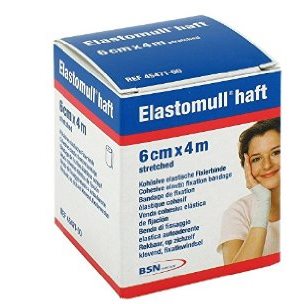 BENDA ELASTICA AUTOADESIVA ELASTOMULL HAFT COMPRESSIONE FORTE 6X400 CM - Luckyfarma.it