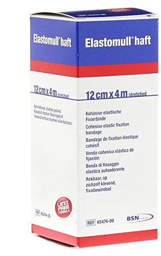 BENDA ELASTICA AUTOADESIVA ELASTOMULL HAFT COMPRESSIONE FORTE 12X400 CM - Luckyfarma.it