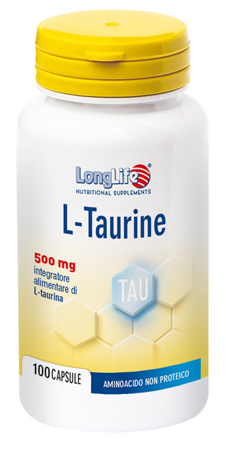 LONGLIFE LTAURINE 500 MG 100 CAPSULE - Luckyfarma.it