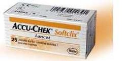 LANCETTE PUNGIDITO ACCU-CHEK SOFTCLIX 25 PEZZI - Luckyfarma.it