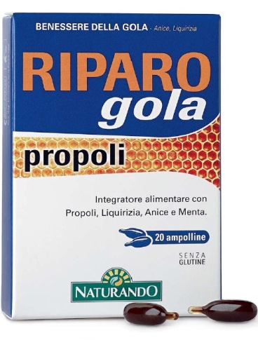RIPARO GOLA PROPOLI 20 AMPOLLE BEVIBILI - Luckyfarma.it