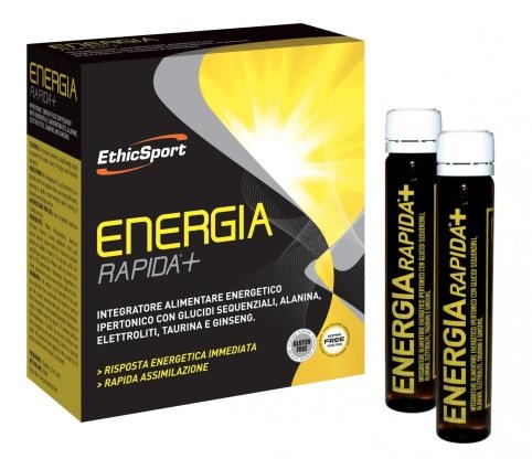 ETHICSPORT ENERGIA RAPIDA+ 10 FLACONCINI 25 ML - Luckyfarma.it