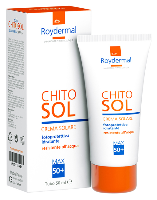 CHITOSOL CREMA SOLARE FP 50+ TUBO 50 ML - Luckyfarma.it