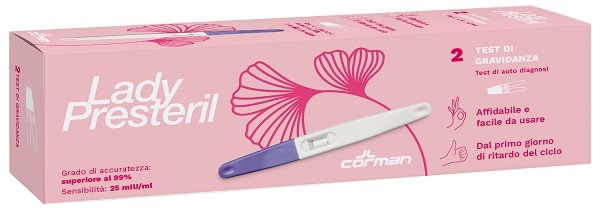 TEST DI GRAVIDANZA LADY TEST 2 PEZZI - Luckyfarma.it