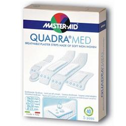 CEROTTO MASTER-AID QUADRA DERMOATTIVO FORMATI ASSORTITI 20 PEZZI - Luckyfarma.it