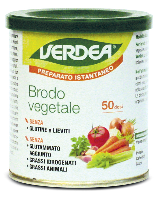 VERDEA PREPARATO ISTANTANEO BRODO VEGETALE 200 G - Luckyfarma.it