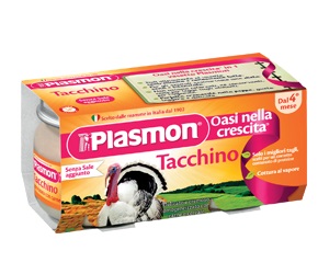 PLASMON OMOGENEIZZATO TACCHINO 80 G X 2 PEZZI - Luckyfarma.it
