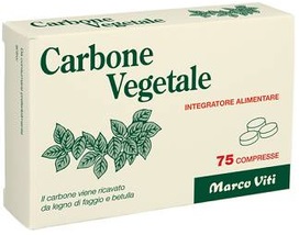 CARBONE VEGETALE 75 COMPRESSE - Luckyfarma.it