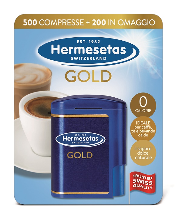 HERMESETAS GOLD 500+200 COMPRESSE 35 G - Luckyfarma.it