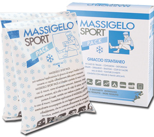 GHIACCIO ISTANTANEO MASSIGELO SPORT PACK 2 BUSTE - Luckyfarma.it