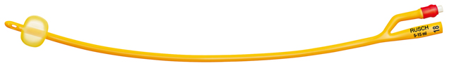 CATETERE FOLEY A MEDIA PERMANENZA  RUSCH GOLD PLUS A 2 VIE IN SILKOLATEX LATTICE-SILICONE PER ADULTO CH18 LUNGHEZZA 40 CM PUNTA CILINDRICA A 2 FORI PALLONCINO 30-50 ML 1 PEZZO - Luckyfarma.it