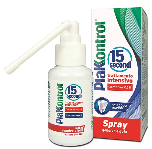 PLAKKONTROL 15 SECONDI COLLUTORIO SPRAY 50 ML - Luckyfarma.it