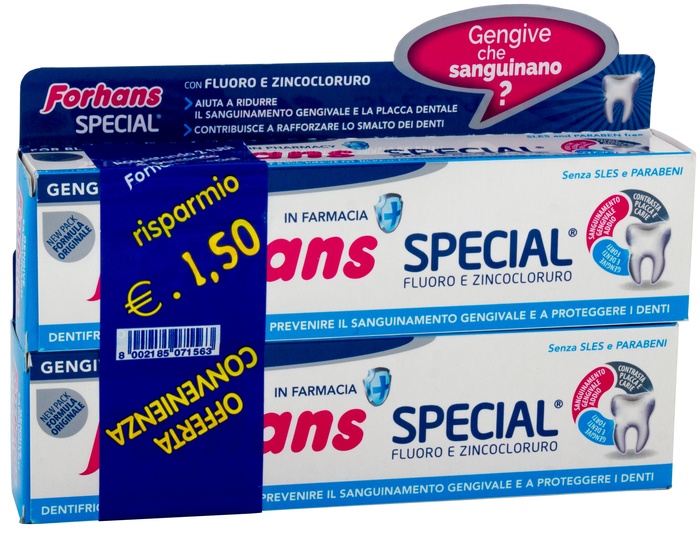 FORHANS SP DENTIF 2X75ML - Luckyfarma.it
