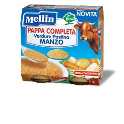 MELLIN PAPPA COMPLETA MANZO 250 G 2 PEZZI - Luckyfarma.it