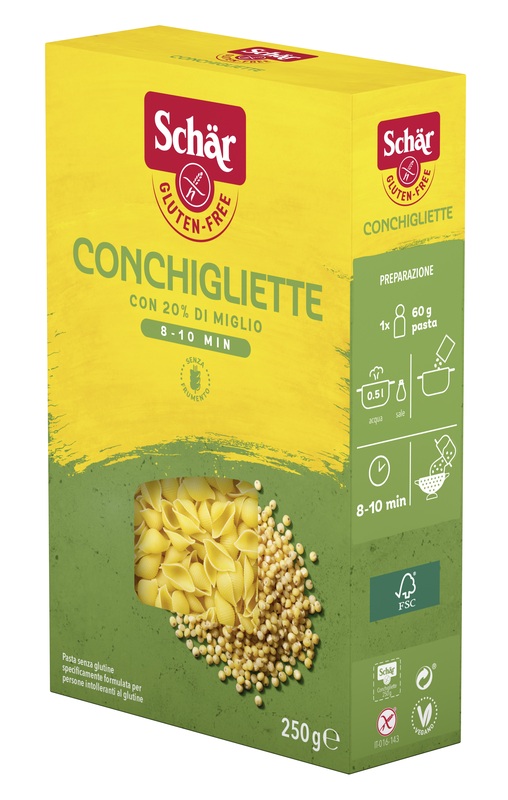 SCHAR CONCHIGLIE 250 G - Luckyfarma.it