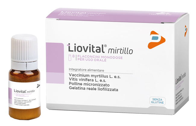 LIOVITAL MIRTILLO 8 FLACONCINI 10 ML - Luckyfarma.it