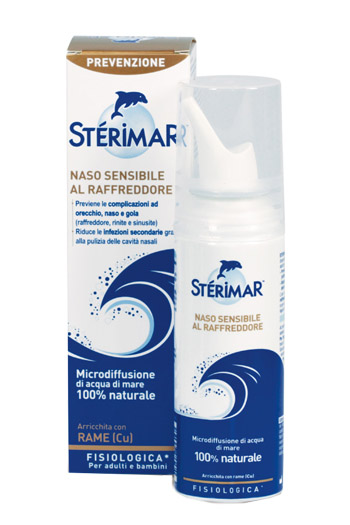 STERIMAR NASO SENSIBILE AL RAFFREDDORE ACQUA DI MARE SPRAY 100 ML - Luckyfarma.it