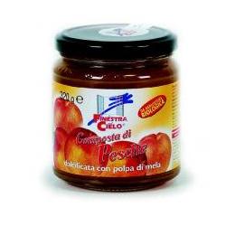COMPOSTA DI PESCHE BIO CON POLPA DI MELA 320 G - Luckyfarma.it