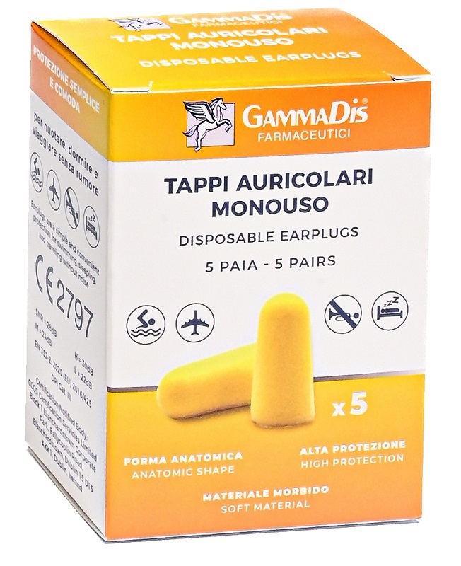 TAPPO AURICOLARE EAR GOMMAPIUMA 10 PEZZI - Luckyfarma.it
