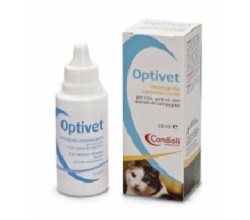 OPTIVET DETERGENTE PER OCCHI PER CANI E GATTI FLACONE 50 ML - Luckyfarma.it