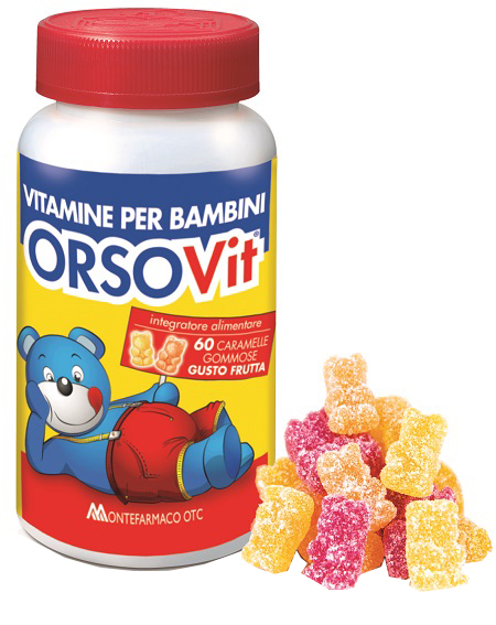 ORSOVIT CARAMELLE GOMMOSE VITAMINA BB SENZA GLUTINE 60PZ* - Luckyfarma.it