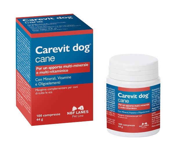 CAREVIT DOG FLACONE 100 COMPRESSE APPETIBILI - Luckyfarma.it