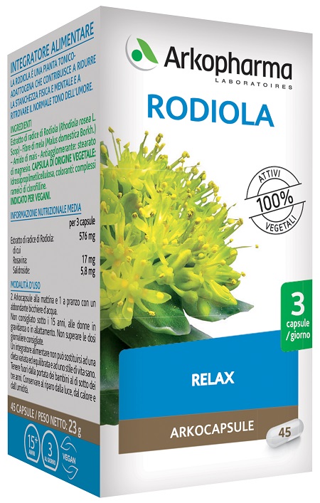 ARKO CAPSULE RODIOLA 45 CAPSULE - Luckyfarma.it