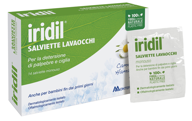 IRIDIL LAVAOCCHI 14 SALVIETTE MONOUSO - Luckyfarma.it