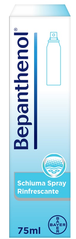 SCHIUMA SPRAY RINFRESCANTE BEPANTHENOL 75ML - Luckyfarma.it