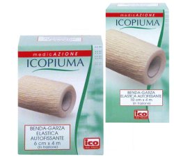 ICOPIUMA BENDA GARZA ELASTICA AUTOFISSANTE CM8X4MT - Luckyfarma.it