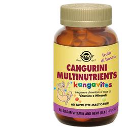 CANGURINI MULTINUTRIENTS FRUTTI BOSCO 60 COMPRESSE - Luckyfarma.it