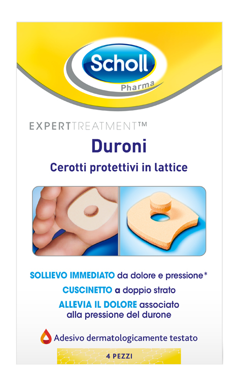 CEROTTO PROTETTIVO PER DURONI SCHOLL IN LATTICE 4 PEZZI - Luckyfarma.it