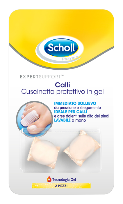 CUSCINETTI PROTETTIVI PER PIEDI CALLI SCHOLL GELACTIV 2 PEZZI - Luckyfarma.it