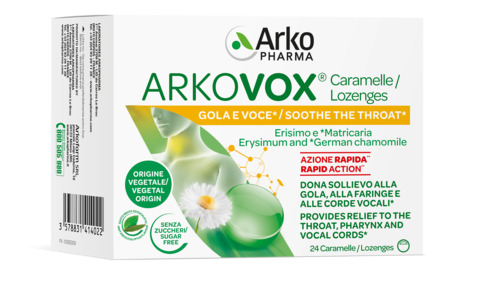 ARKOVOX MENTA/EUCALIPTO 24 CARAMELLE - Luckyfarma.it