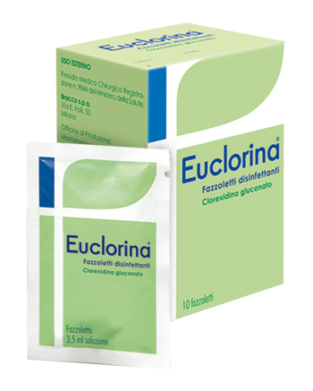 DISINFETTANTE FAZZOLETTO PER MEDICAZIONE EUCLORINA 10 PEZZI - Luckyfarma.it