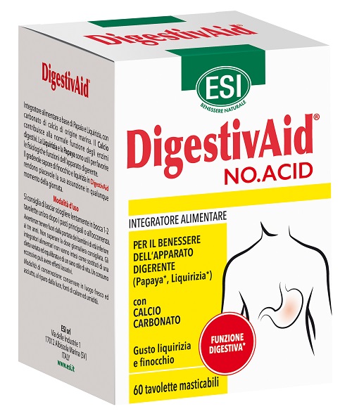 ESI DIGESTIVAID NO ACID 60 TAVOLETTE - Luckyfarma.it