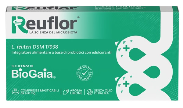 REUFLOR 10 COMPRESSE MASTICABILI AROMA LIMONE - Luckyfarma.it