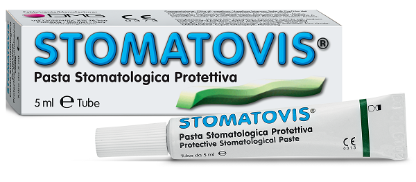 PASTA STOMATOLOGICA PROTETTIVA STOMATOVIS STOMATITI AFTOSE 5 ML - Luckyfarma.it
