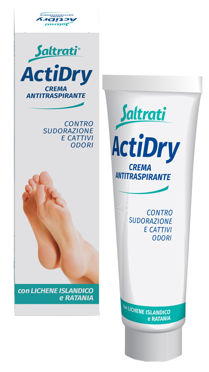 SALTRATI ACTIDRY CREMA ANTITRASPIRANTE 100 ML - Luckyfarma.it