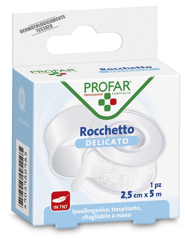 CEROTTO ROCCHETTO TESSUTO NON TESSUTO DELICATO CM 2,5X5 M PROFAR - Luckyfarma.it