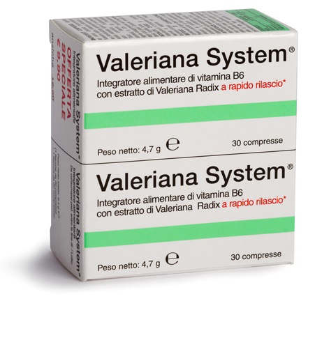 VALERIANA SYSTEM 30 COMPRESSE + 30 COMPRESSE - Luckyfarma.it