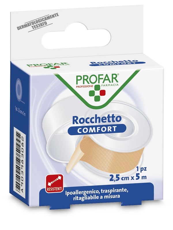 CEROTTO ROCCHETTO IN TELA COMFORT CM 2,5X5 M PROFAR - Luckyfarma.it