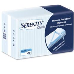 TRAVERSA SALVAMATERASSO PER INCONTINENZA SERENITY CLASSIC MISURA 80X180CM 15 PEZZI - Luckyfarma.it