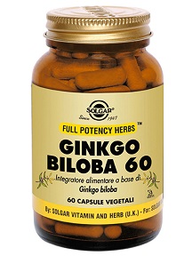 GINKGO BILOBA 60 60 CAPSULE VEGETALI - Luckyfarma.it